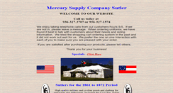 Desktop Screenshot of mercurysutler.com